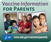 Vaccine for Parents Button